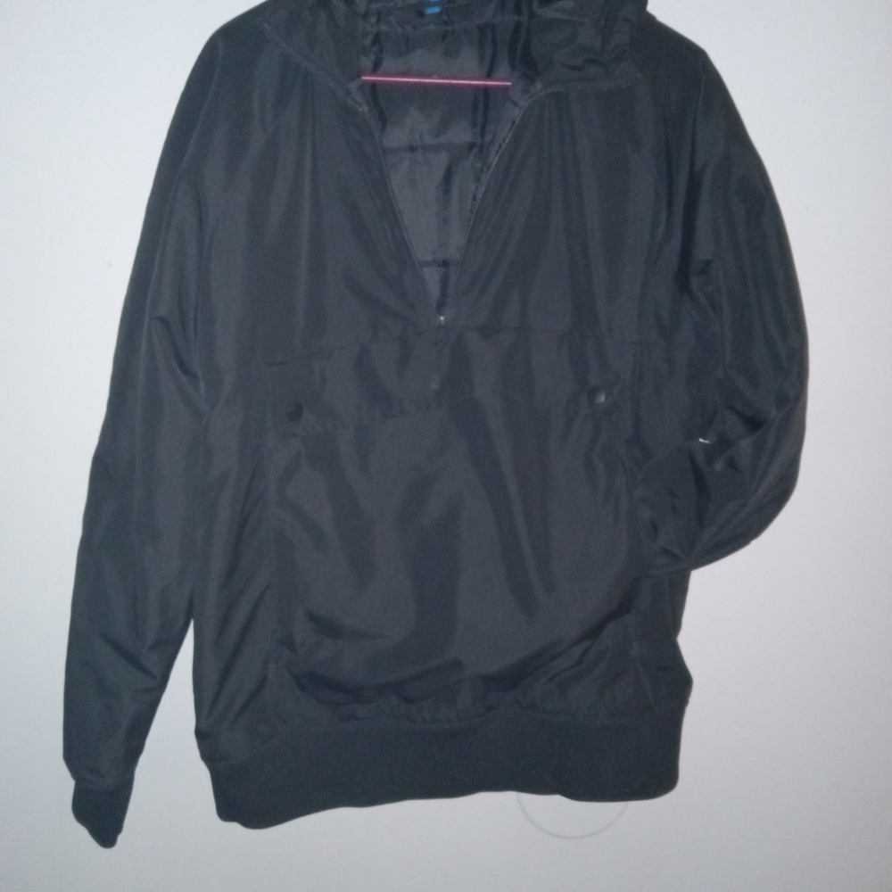 H&M Men's Black Windbreaker Jacket